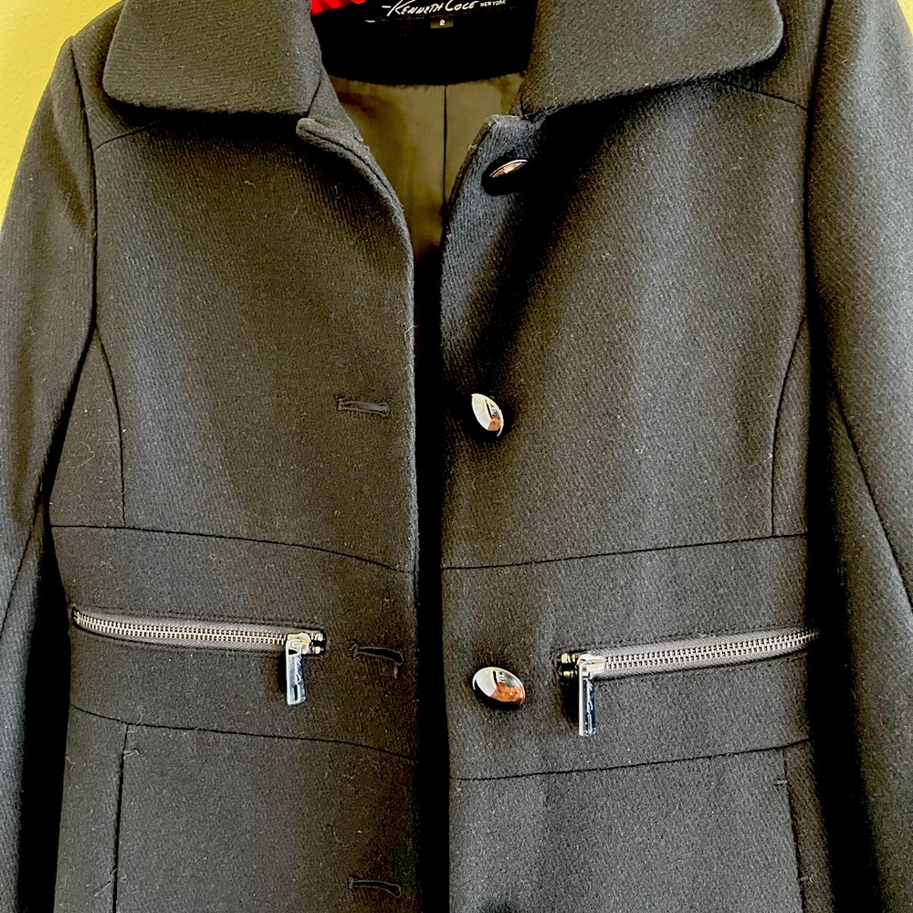 Kenneth Cole  New York Vintage Wool Trench size 2